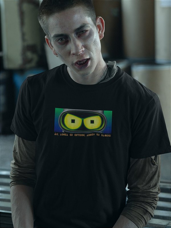 Camiseta Bender Futurama Frase Icônica - Coleção Janelas da Alma