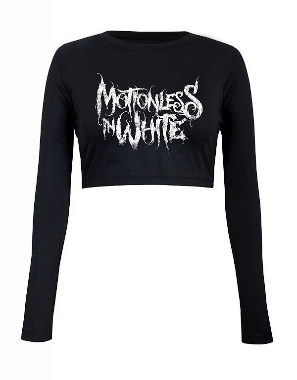 Motionless in White Cropped Manga Longa