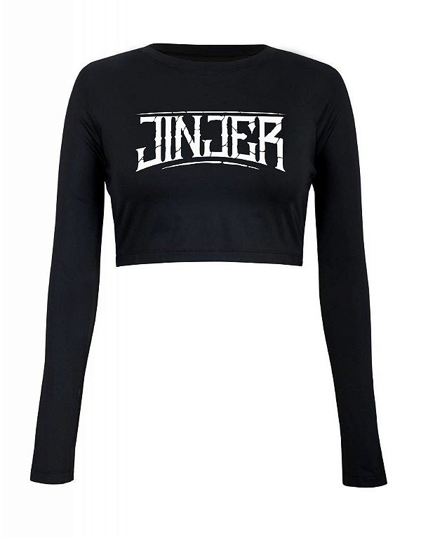 Cropped Banda JINJER Manga Longa