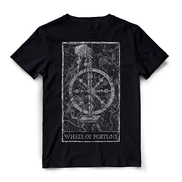 Camiseta TAROT WHEEL OF FORTUNE - A Roda da Fortuna