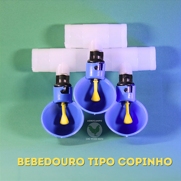 BEBEDOURO AUTOMÁTICO - TIPO COPINHO AZUL
