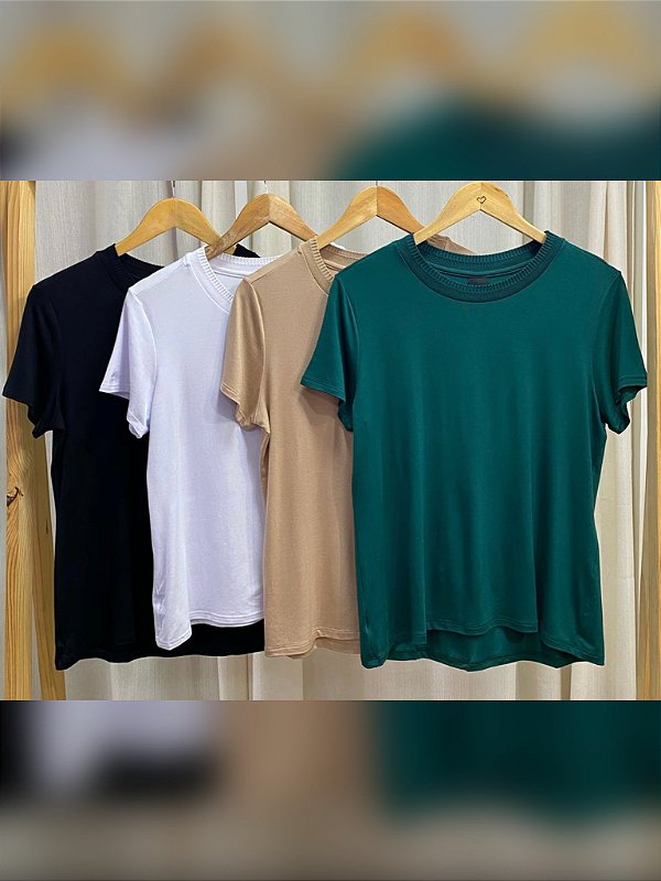 T- Shirt Retilínea Enfim Malwee
