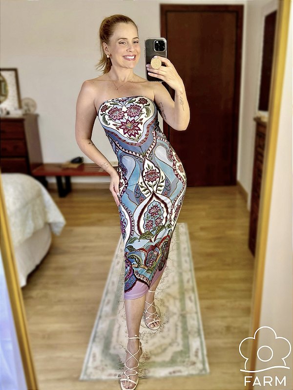 Vestido Sem Alça Nirvana