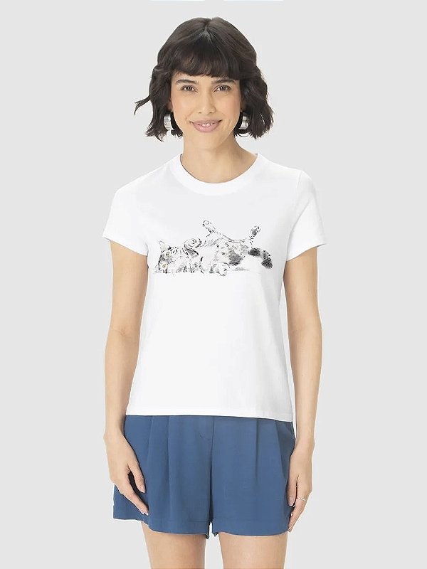 T-Shirt Gato Malwee