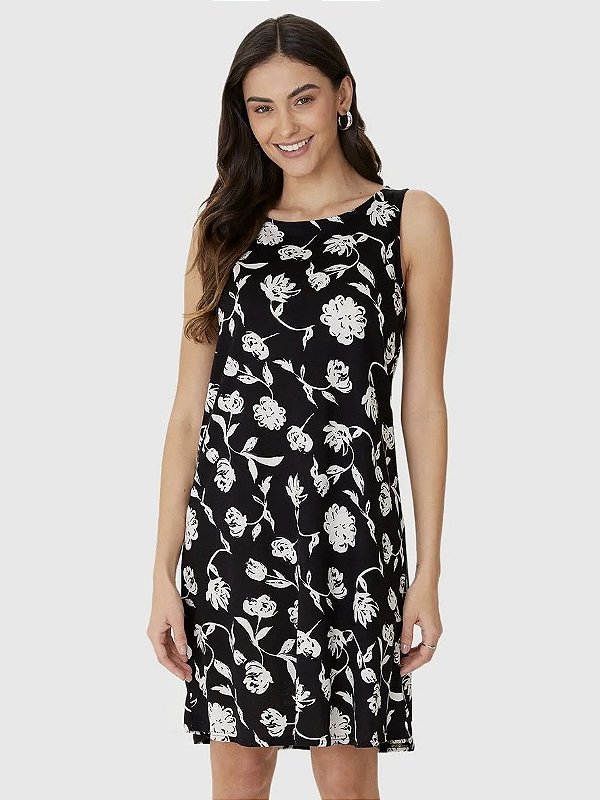 Vestido Regata Florido Malwee