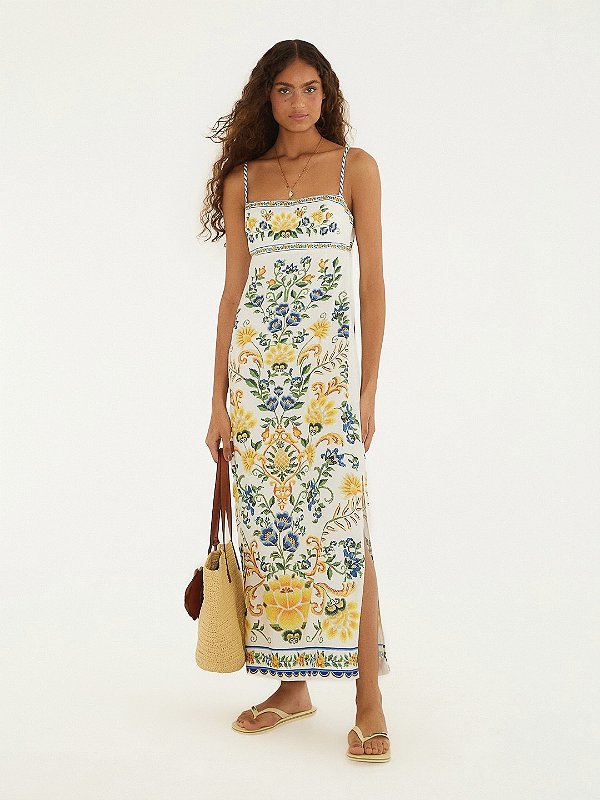 Vestido Floral Emília Farm