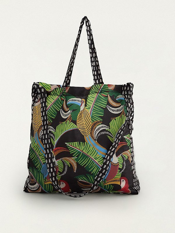 Bolsinha Me Leva Tucanos e Folhagens Farm