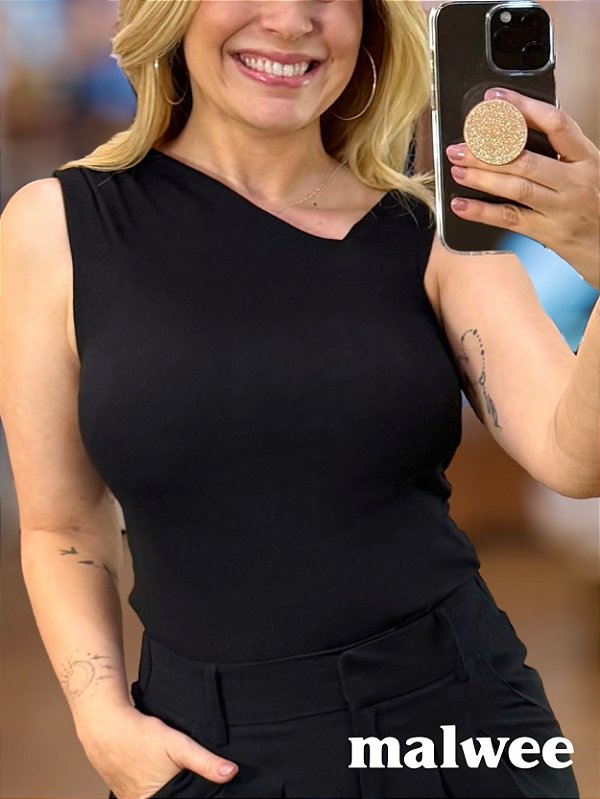 Blusa Justa Assimétrica Enfim Malwee