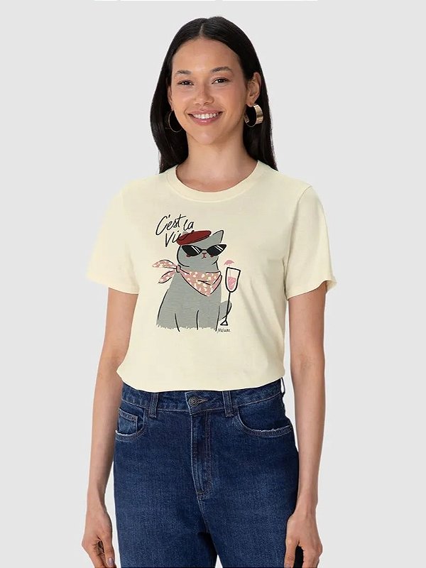 T-Shirt C'Est La Vie Malwee