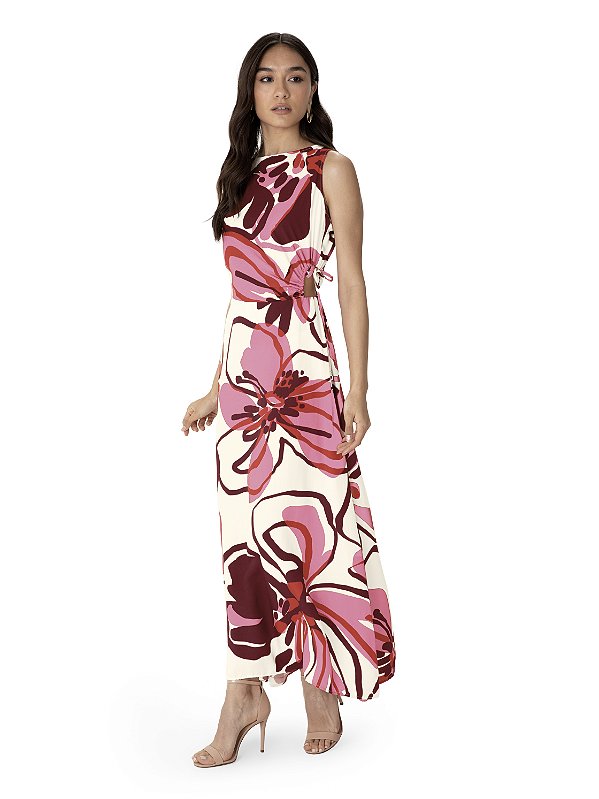 Vestido Hibísco Amarração Enfim Malwee