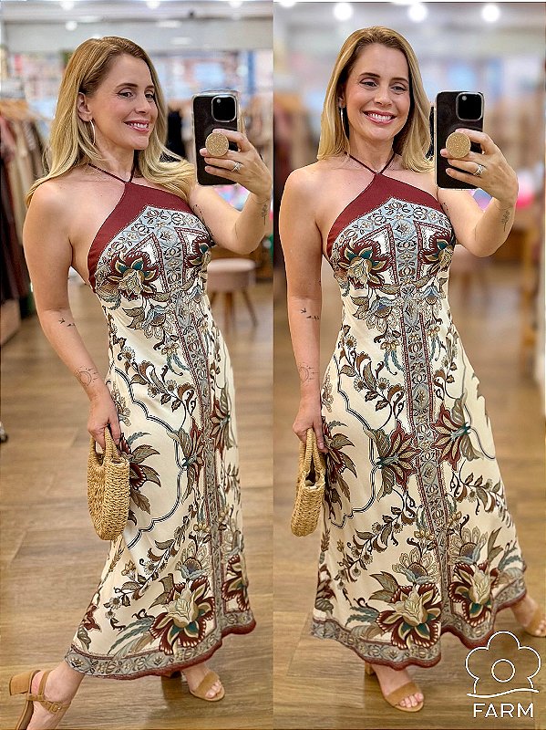 Vestido Jardim Majestoso Farm
