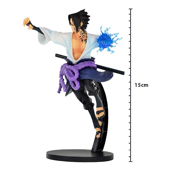Action Figure - Figure Naruto Shippuden - Sasuke Uchiha - Vibration Stars - Banpresto