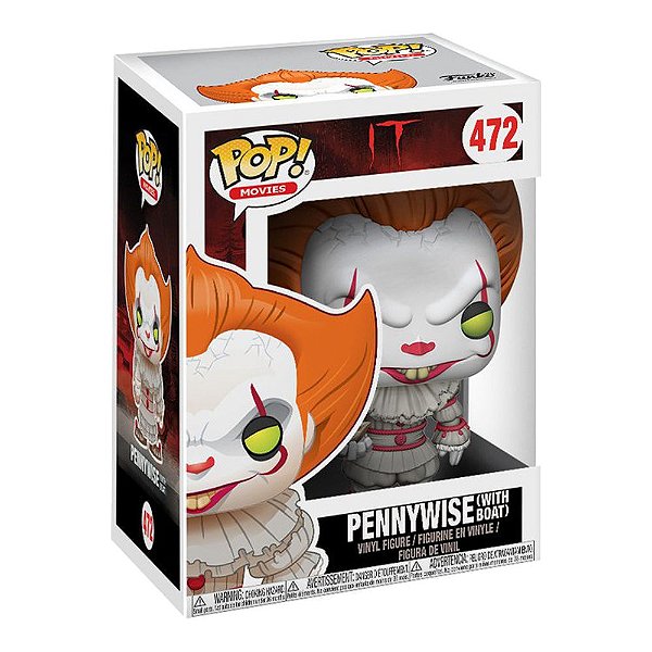 Funko Pop! Movie:  IT - Pennywise With Boat
