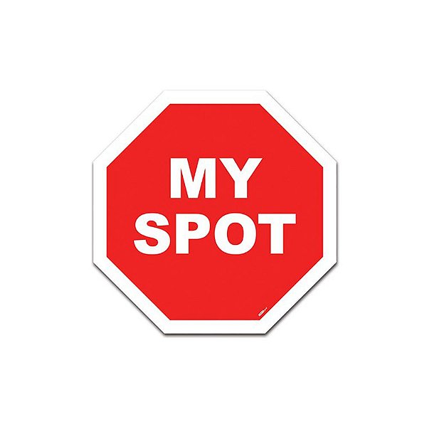Placa de Parede Estilo Trânsito - My Spot