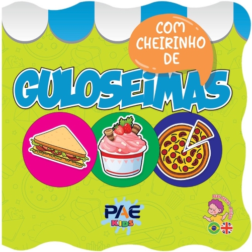 Livro de banho com cheirinho - Guloseimas