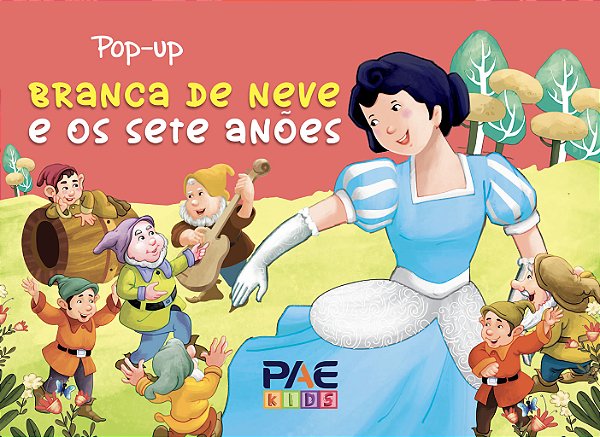 Livro pop-up Branca de Neve e os sete anões