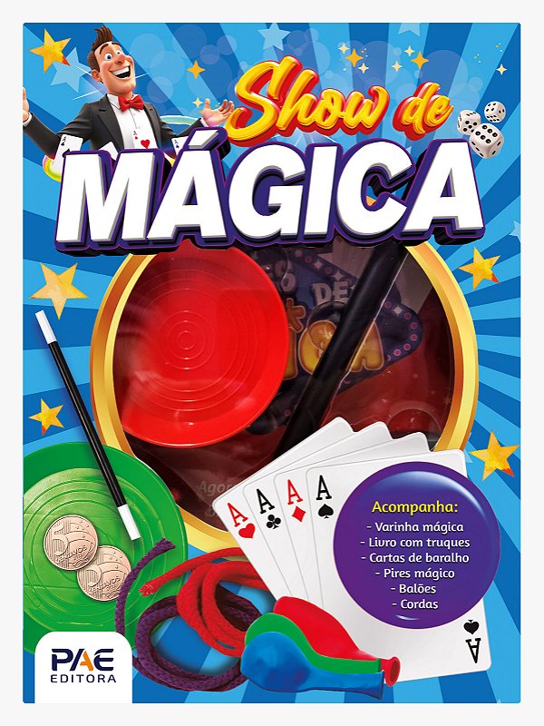 Livro Show de mágica - Azul