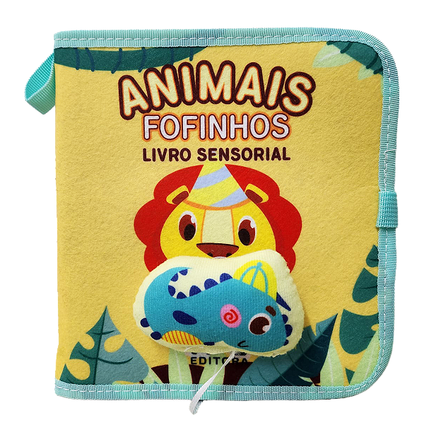 Livro sensorial animais fofinhos