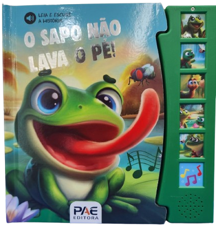 O sapo não lava o pé - Livro sonoro