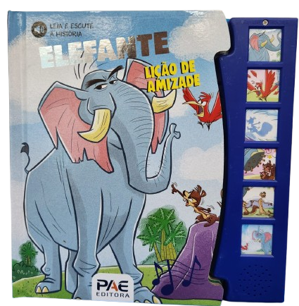 Elefante, uma lição de vida - Livro sonoro