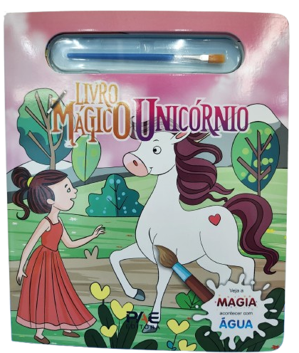 Livro mágico unicórnio