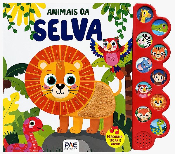 Animais da Selva - Descobrir, tocar e ouvir