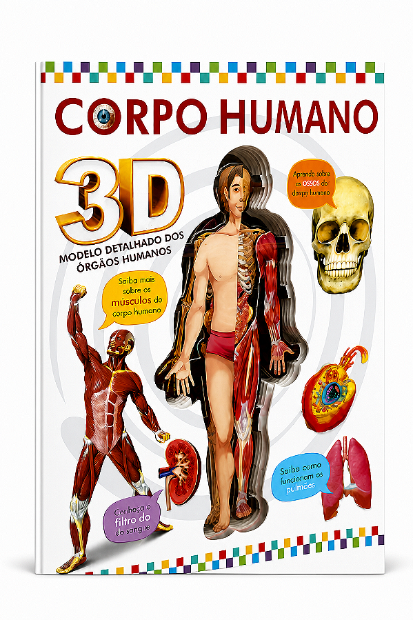 Corpo humano 3d - camadas