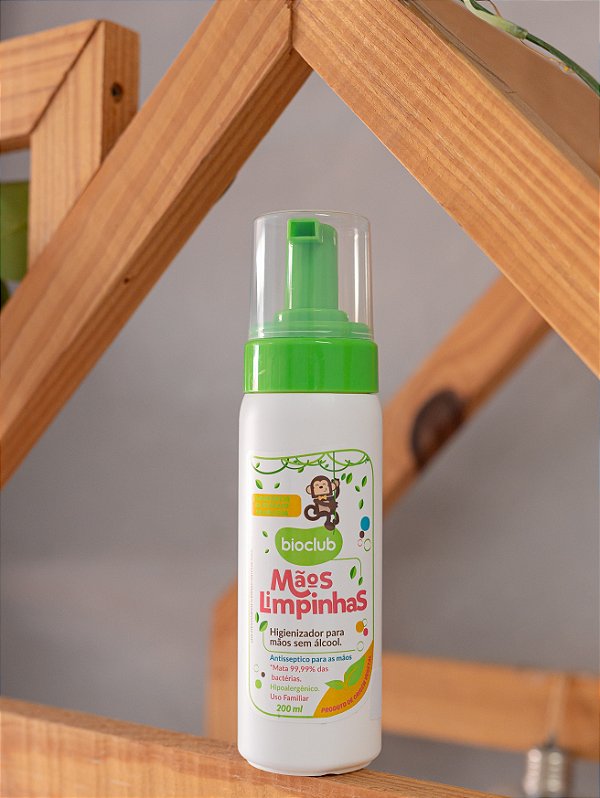 Higienizador para as maos limpinhas do Bebe, sem alcool - Bioclub