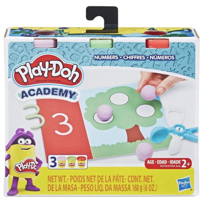 Massinha Números Play Doh Mini Clássicos, Hasbro