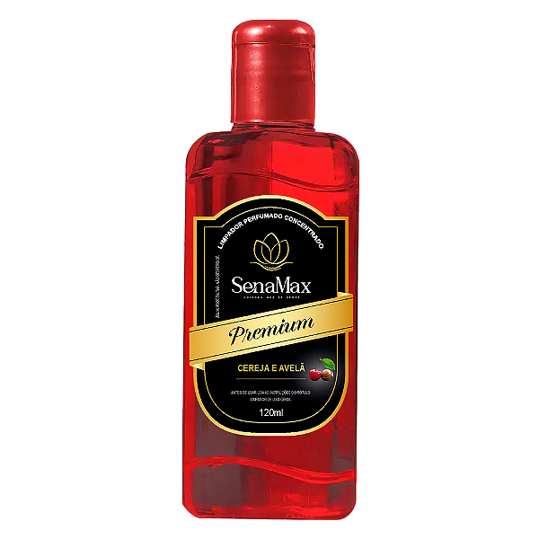 LIMPADOR CONCENTRADO SENAMAX 120ML CEREJA E AVELA