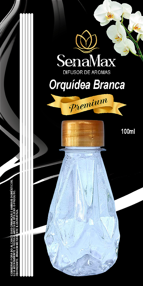 DIFUSOR SENAMAX 100ML ORQUIDEA BRANCA