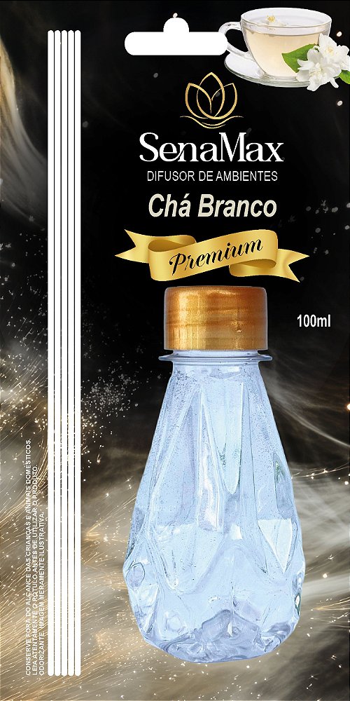 DIFUSOR SENAMAX 100ML CHA BRANCO