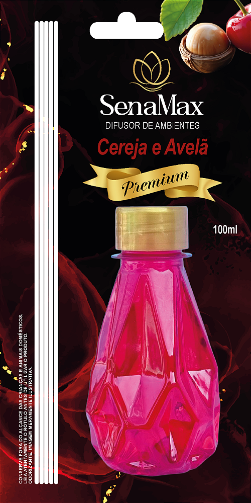 DIFUSOR SENAMAX 100ML CEREJA E AVELA