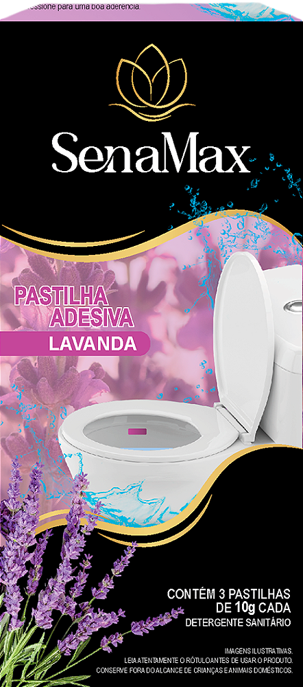 PASTILHA ADESIVA SENAMAX LAVANDA