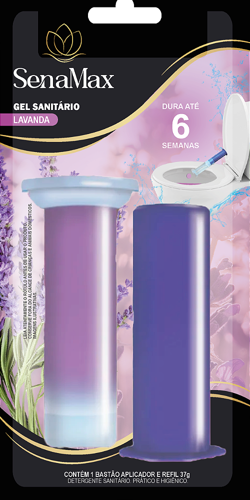 GEL SANITARIO SENAMAX REFIL 6 DOSES LAVANDA