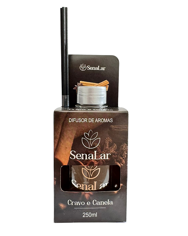 DIFUSOR SENALAR 250ML CRAVO E CANELA