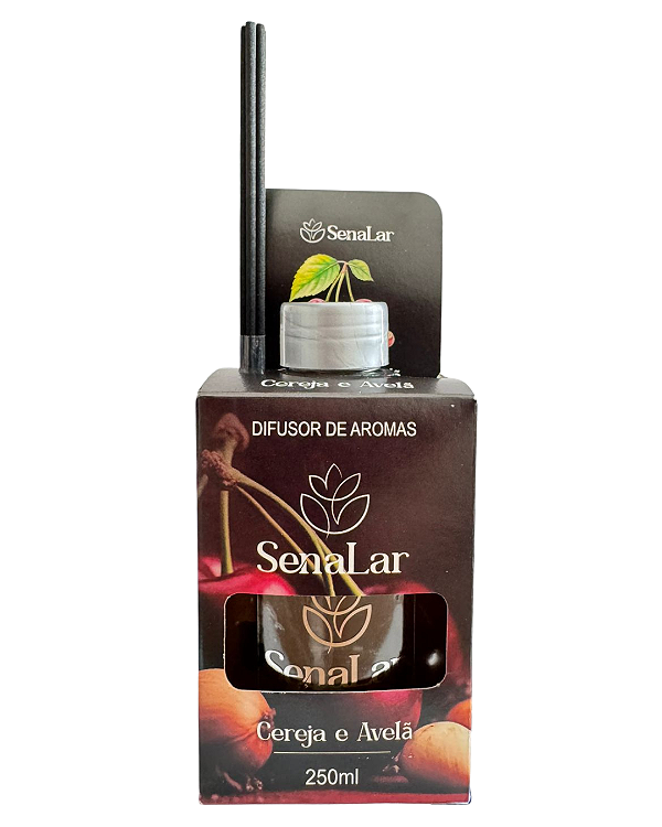 DIFUSOR SENALAR 250ML CEREJA E AVELA