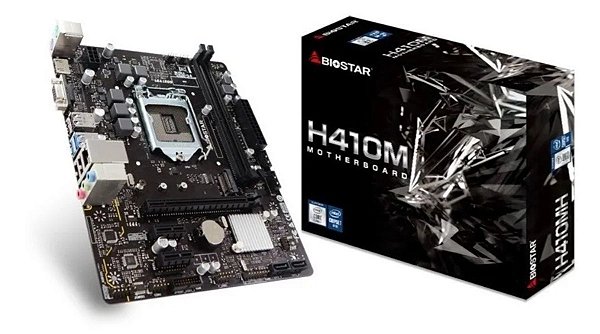 Placa Mãe Mb Biostar H410mh M.2 Socket Intel 1200 V/s/r