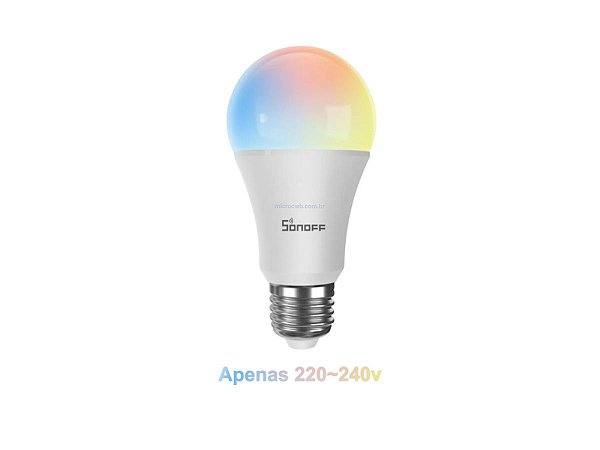 Sonoff Rgb  9w Wifi Lâmpada B05-B-A60 E27 220v