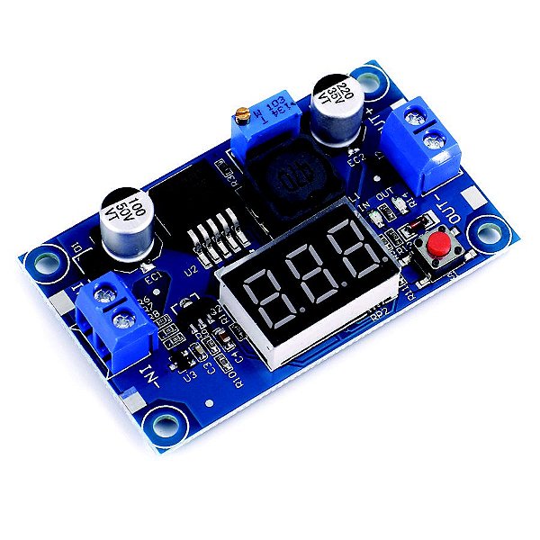 Regulador De Tensão Lm2596 Dc-dc Step Down Com Display