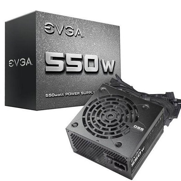 Fonte Atx 550w Real Evga 100-n1-0550-l1