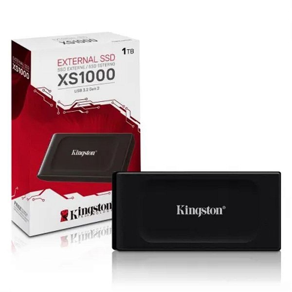 Ssd Externo Kingston 1Tb XS1000 USB 3.2 Gen2