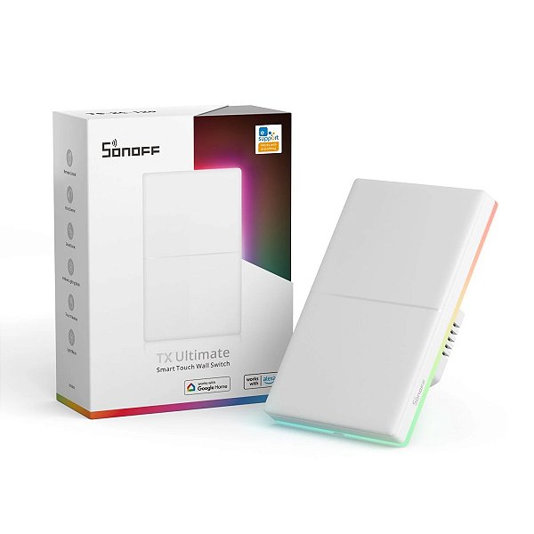 Sonoff TX Ultimate Interruptor Parede 2 CH WiFi