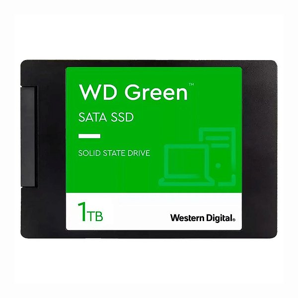 Disco Sólido Western Digital Green Wds100t3g0a 1gb