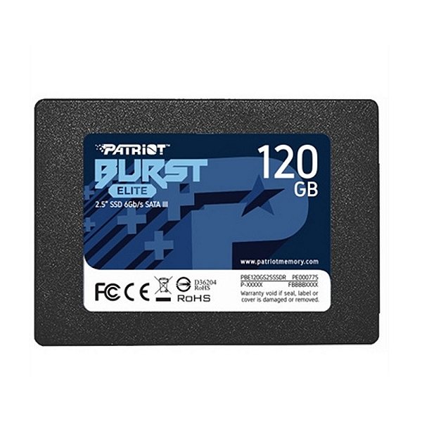 SSD Patriot Burst Elite 120GB 7MM 450MB/S 320MB/S - PBE120GS25SSDR
