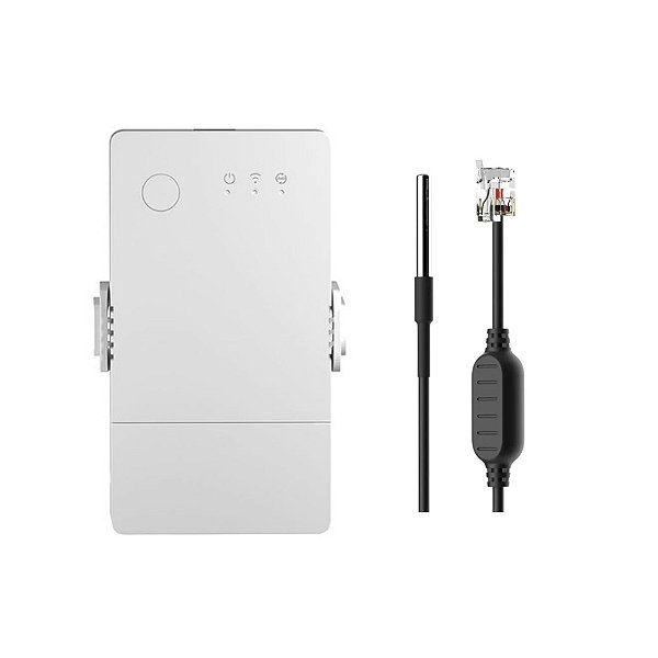SONOFF THR316 ORIGIN 16A + Sensor WTS01 Temperatura E Prova D'agua