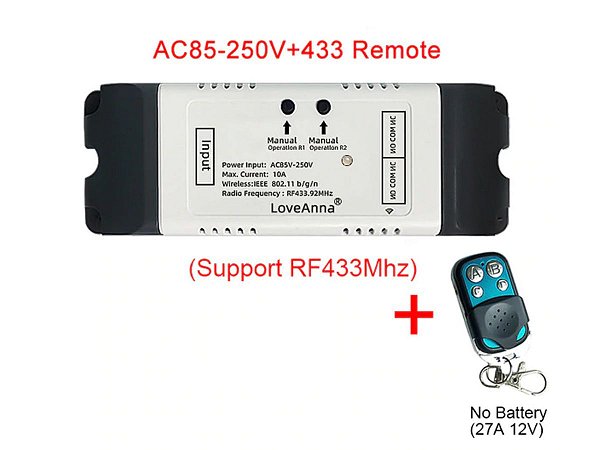 modulo relè wireless 