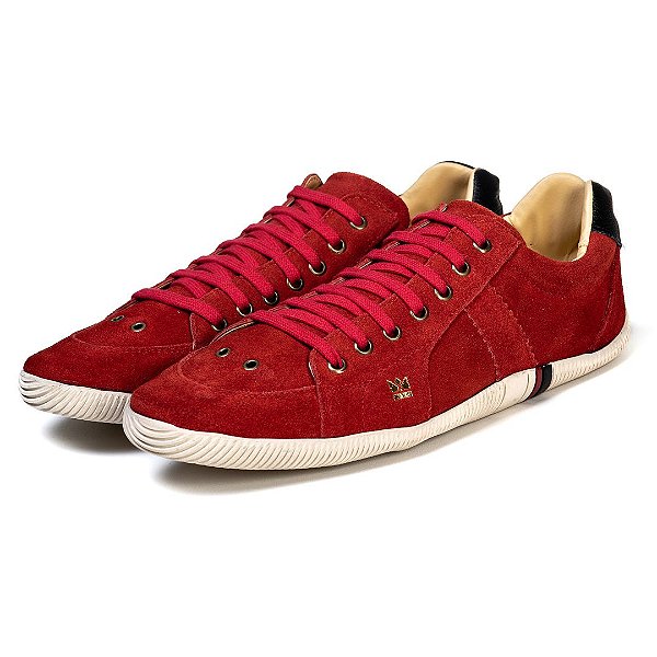 sapatênis vermelho masculino