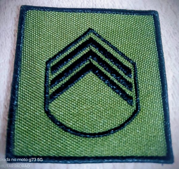 DIVISA BODADA 3º SARGENTO - BAIXA VISIBILIDADE