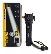 Lanterna Tática BMAX 2000lm com Quebra Vidro